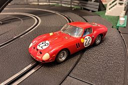 Slotcars66 Ferrari 250 GTO 1/32nd scale slot car with Ofiler 3D chassis 